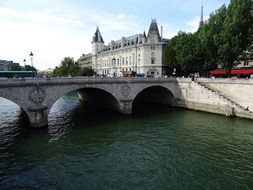 landscape of Seine River in Paris