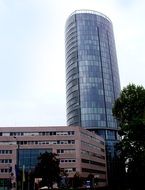 modern tower in city