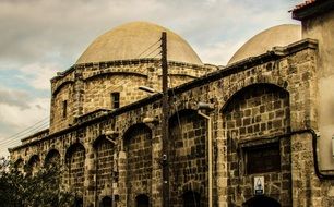 architecture of the old city in cyprus