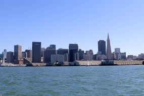 san francisco cityscape on the horizon