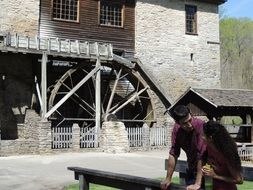 wooden Water Mill
