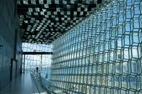 glass concert hall in Reykjavik