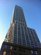 empire state building New York low angle view