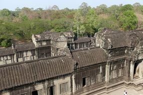 Angkor Wat in the jungle of Cambodia