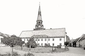 church sketch