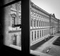 Louvre Museum windows