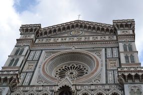 cathedral facade, Italy, Florence
