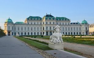 Beautiful castle of Belvedere