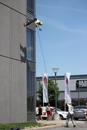 Rope on the building