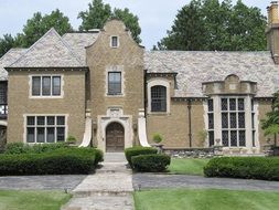 luxury residential estate garden