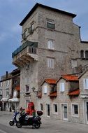 Fortress in city, croatia, trogir