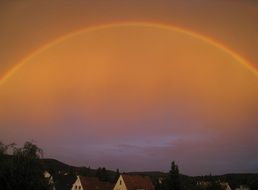 Rainbow in the skies