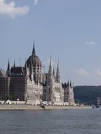 Hungarian Parliament building in the capital