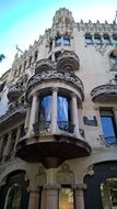 Gaudi architecture as a city landmark