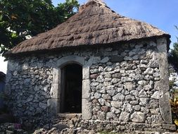 old stone house without Windows