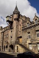 ancient castle in Canongate, Edinburgh