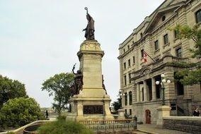 bronze monument in canada