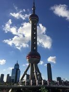 Oriental Pearl TV Tower in Shanghai