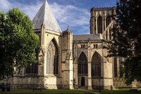 York Minster Cathedral in the sun