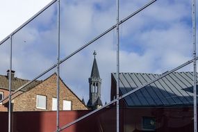 Steeple on the tower