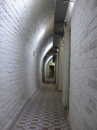 White narrow corridor