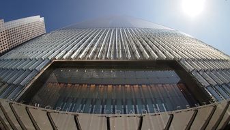 world trade center on manhattan under sunlight