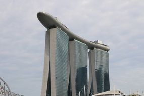 Singapore skyscrapers Marina Bay