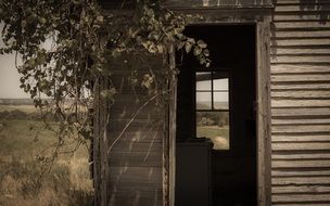 Empty abandoned house