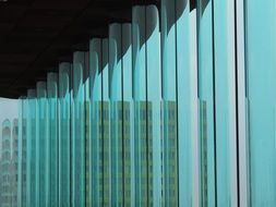 glass in the architecture of the museum in Antwerp