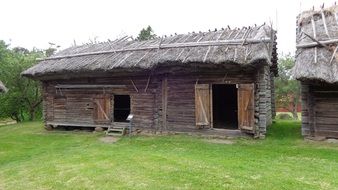 old wooden cottage in finland