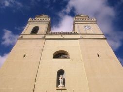 wonderful bell tower in Alguena, Spain