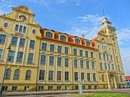 Gmach technikum mechanicznego facade in bydgoszczy