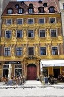 old tenement house in Kamenica, Poland