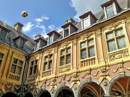 facade of the old stock exchange