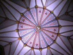 beautiful pattern on the church dome