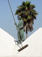 monument to the worker in spain