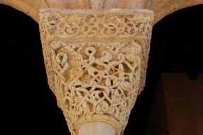 Column in the church in Spain