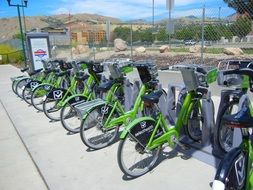 bicycle parking in Souk Lake City