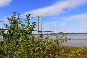 suspension bridge at humberside