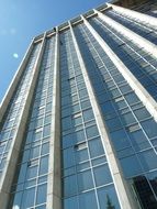 glass multi-storey business building
