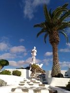 Monument to the peasant on the island of Lanzarote