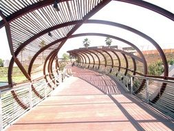 curved bridge in california