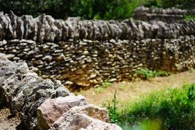 dry Stone masonry Wall