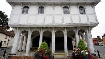 medieval old building exterior