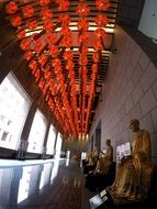 interior in Zhong Shan temple