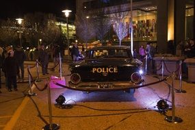 the police car in Baltimore