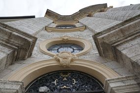 Zwiefalten Abbey, detail of facade, germany