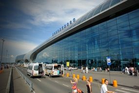 Domodedovo Airport on a sunny day