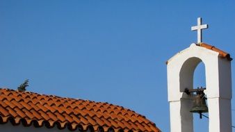 belfry of a curch in protaras