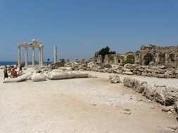 ruins in Turkey, Side